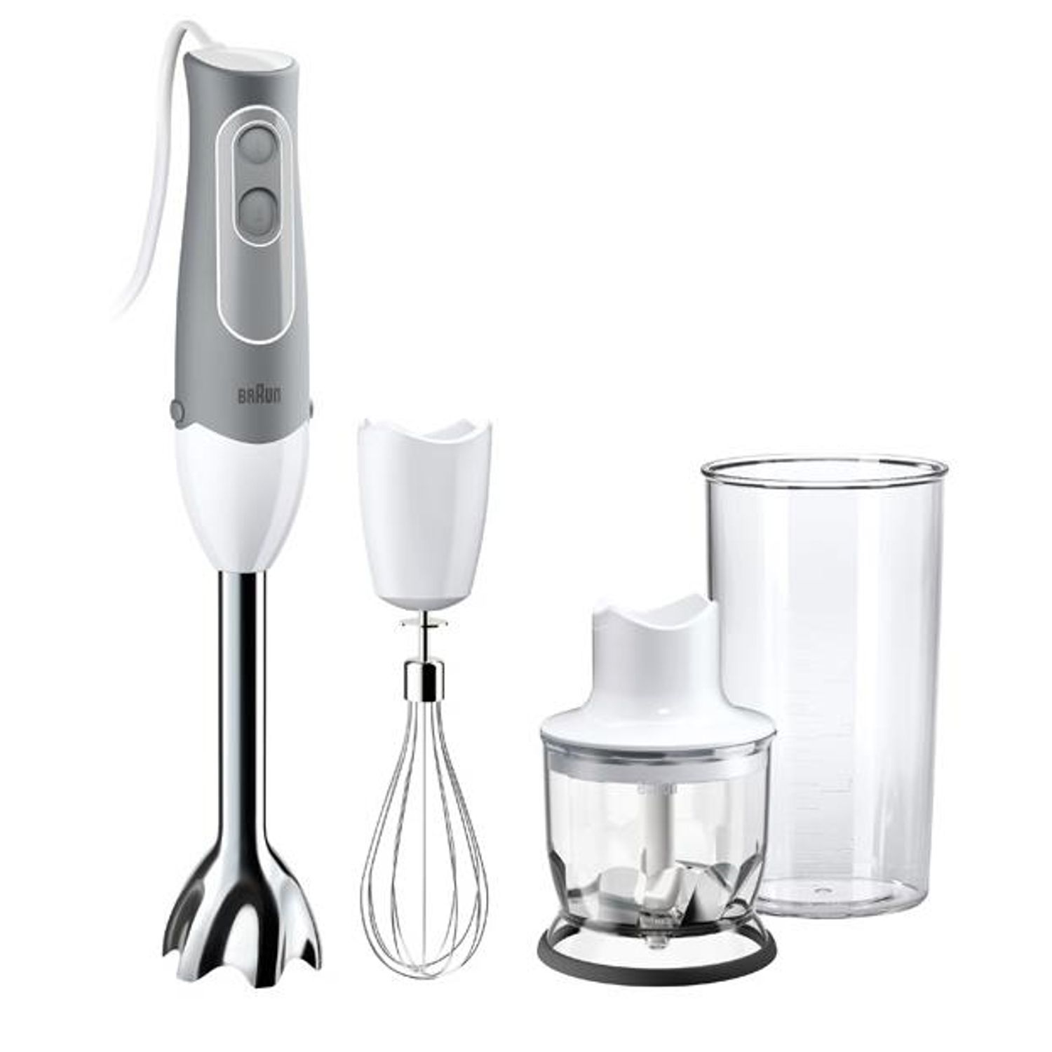 Blender BRAUN MQ525 Omelette, 600W, 350ml (Alb) fotografia produsului