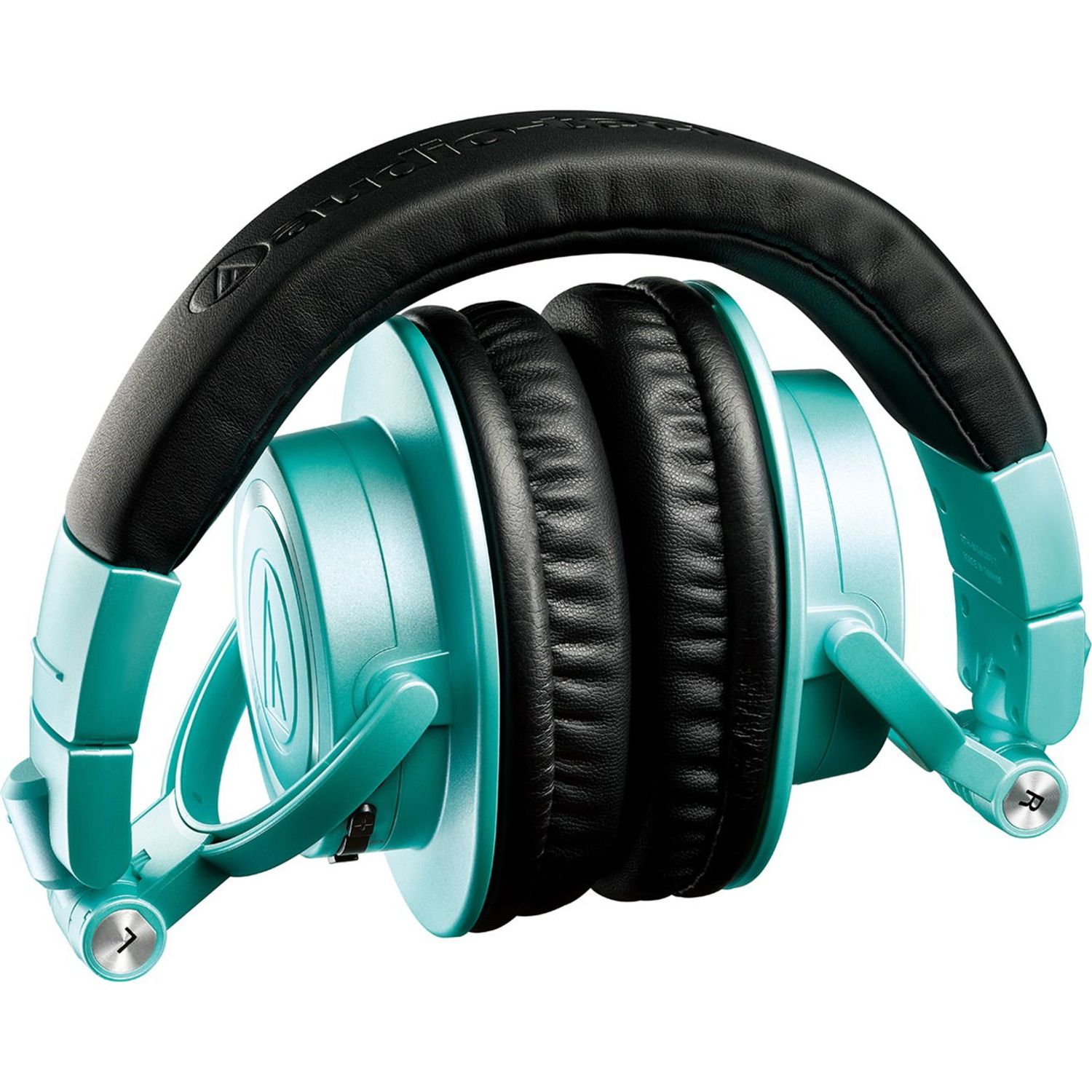 Casti Stereo Wireless Audio Technica ATH-M50xBT2IB, Bluetooth, Microfon (Albastru) fotografia produsului View 4 L