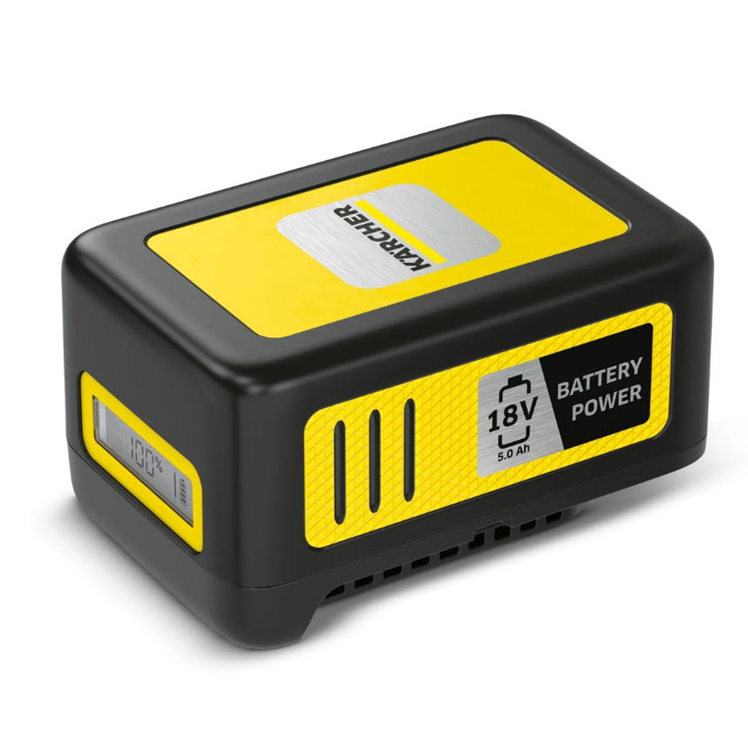 Acumulator Karcher 2.445-035.0, 18 V/ 5.0 Ah (Negru/Galben) fotografia produsului