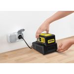 Acumulator Karcher 2.445-035.0, 18 V/ 5.0 Ah (Negru/Galben) fotografia produsului View 2 S