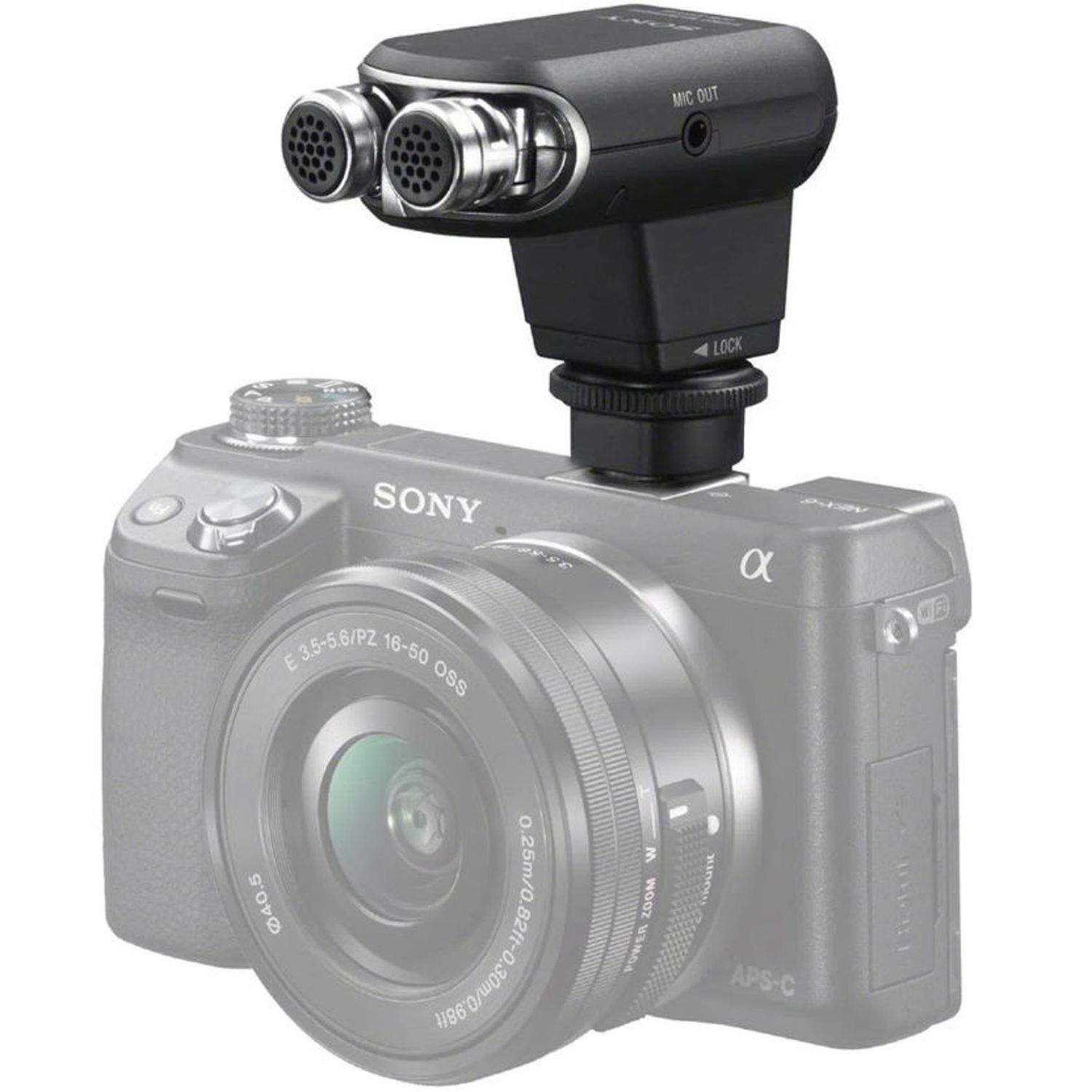 Microfon stereo XYST1M, Directional (Negru) fotografia produsului View 2 L