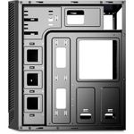 Carcasa Inaza Slider, Middle Tower, Plexiglass (Negru) fotografia produsului View 4 S