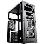Carcasa Inaza Slider, Middle Tower, Plexiglass (Negru) fotografia produsului View 3 S