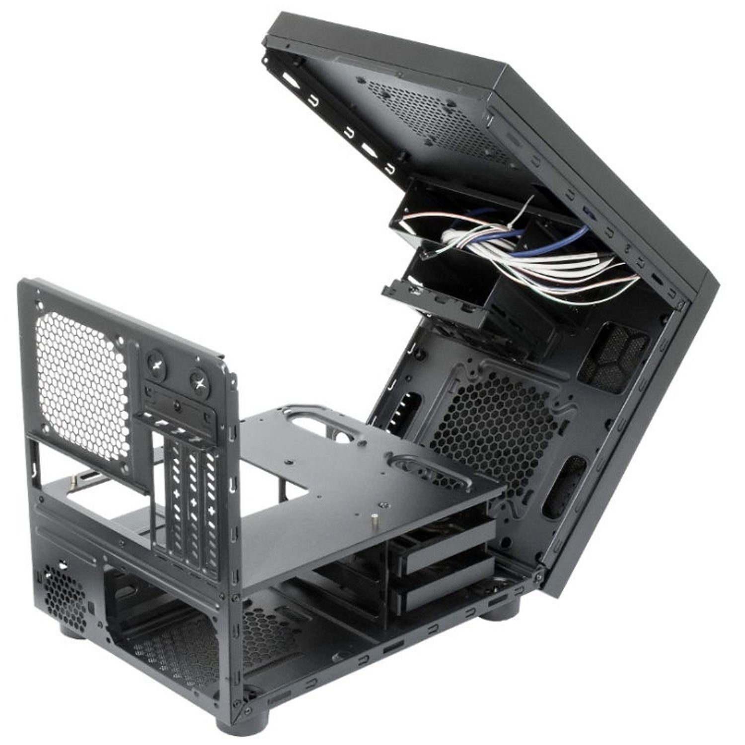Carcasa Chieftec CUBE CI-01B-OP, Cube Tower (Negru) fotografia produsului View 5 L