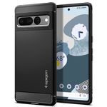 Husa Protectie Spate Spigen Rugged Armor ACS04725 pentru Google Pixel 7 Pro (Negru Mat) fotografia produsului