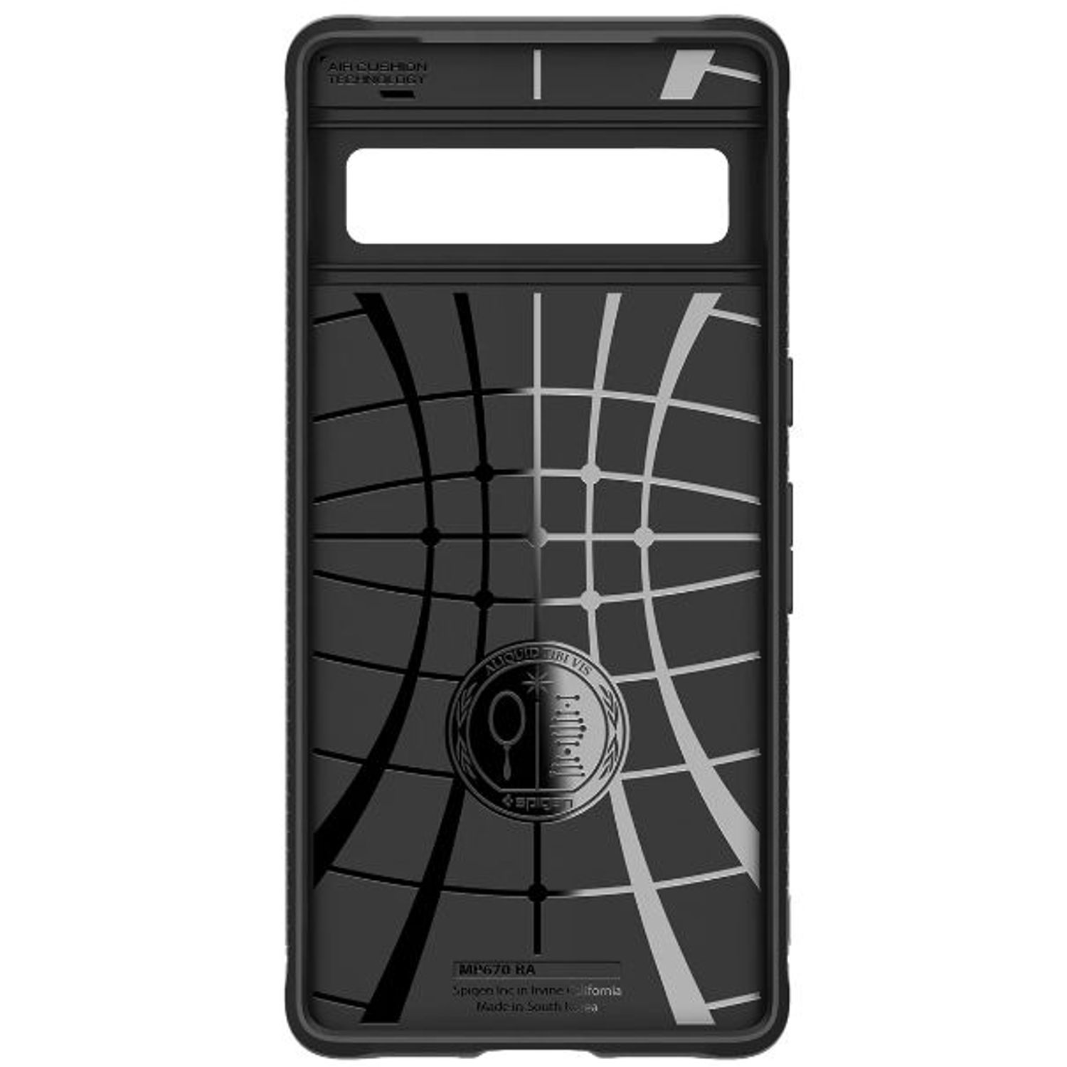 Husa Protectie Spate Spigen Rugged Armor ACS04725 pentru Google Pixel 7 Pro (Negru Mat) fotografia produsului View 6 L