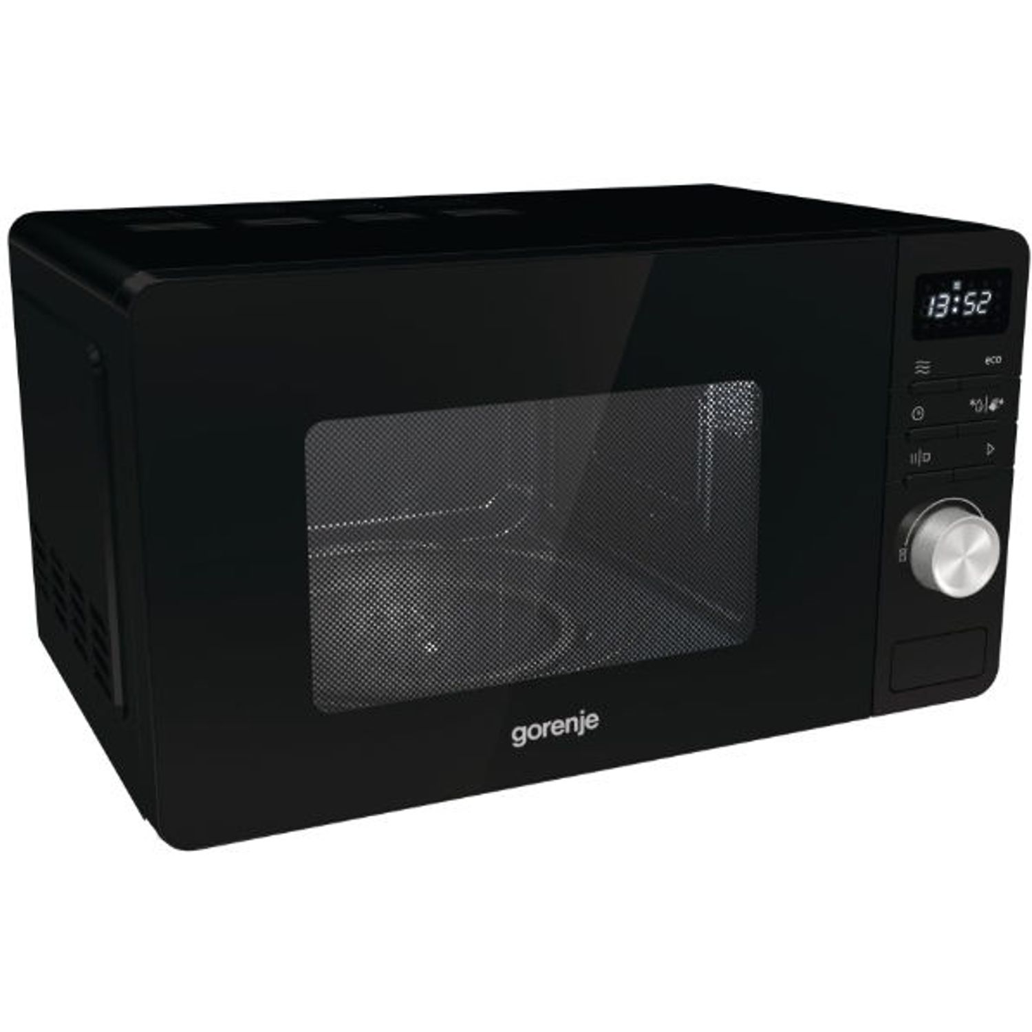 Cuptor cu microunde Gorenje MO20A3B, 20L, 5 nivele, 800W (Negru) fotografia produsului View 2 L
