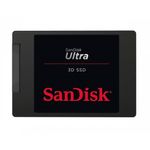 SSD SanDisk Ultra 3D, 1TB, SATA-III, 2.5" fotografia produsului View 2 S