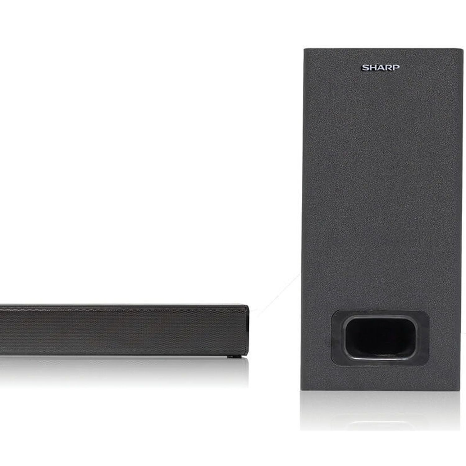 Soundbar Sharp HT-SBW110, 2.1, 180 W, Bluetooth, HDMI (Negru) fotografia produsului View 3 L