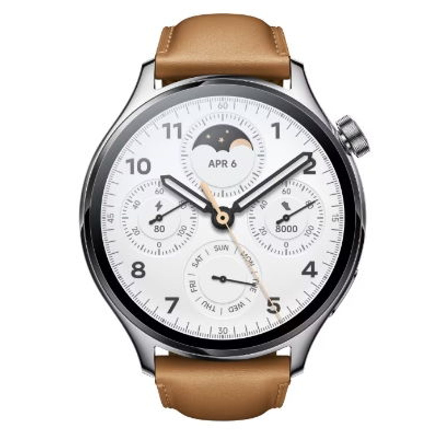 Smartwatch Xiaomi Watch S1 Pro, Ecran AMOLED 1.47", Waterproof 5 ATM, Bluetooth (Argintiu) fotografia produsului