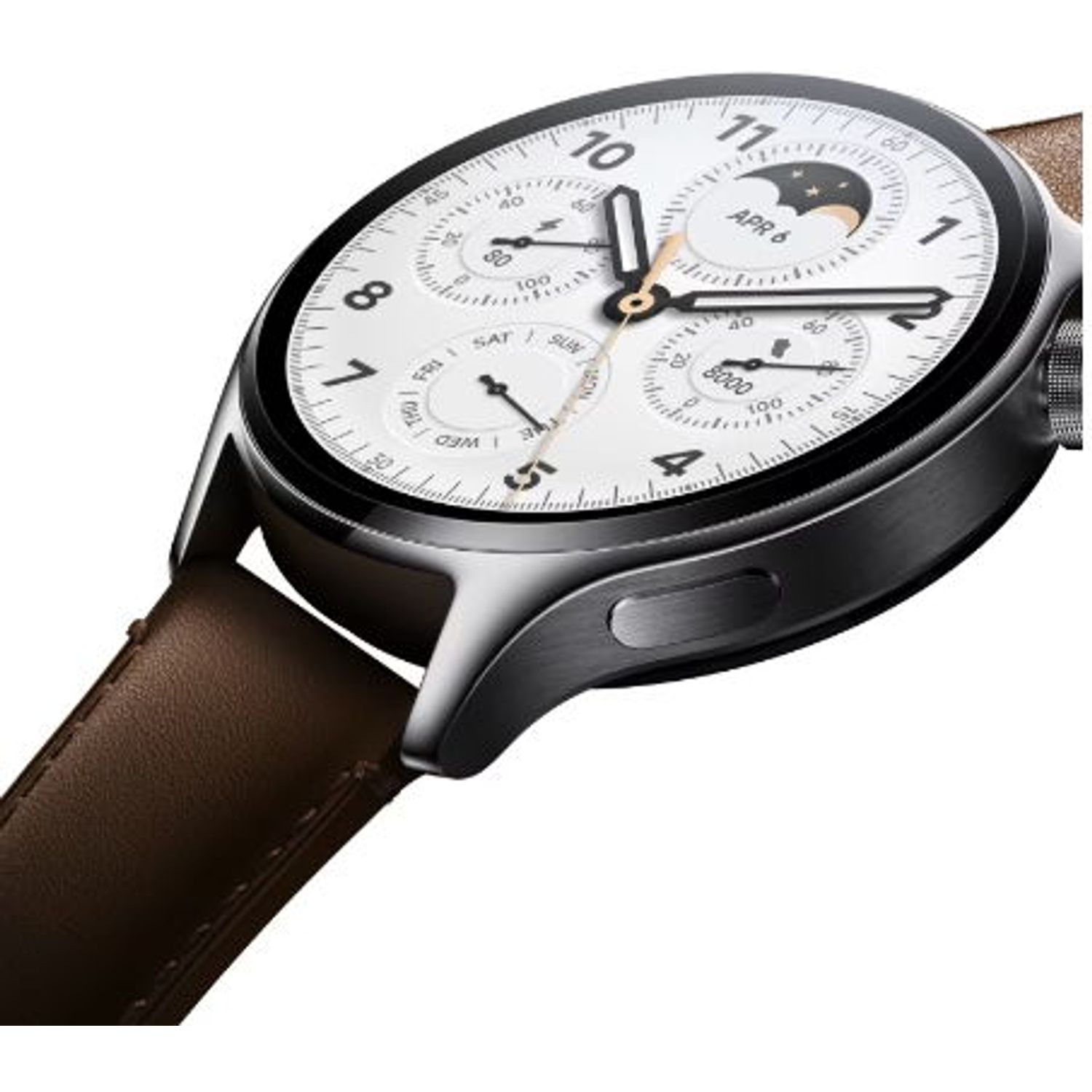 Smartwatch Xiaomi Watch S1 Pro, Ecran AMOLED 1.47", Waterproof 5 ATM, Bluetooth (Argintiu) fotografia produsului View 9 L