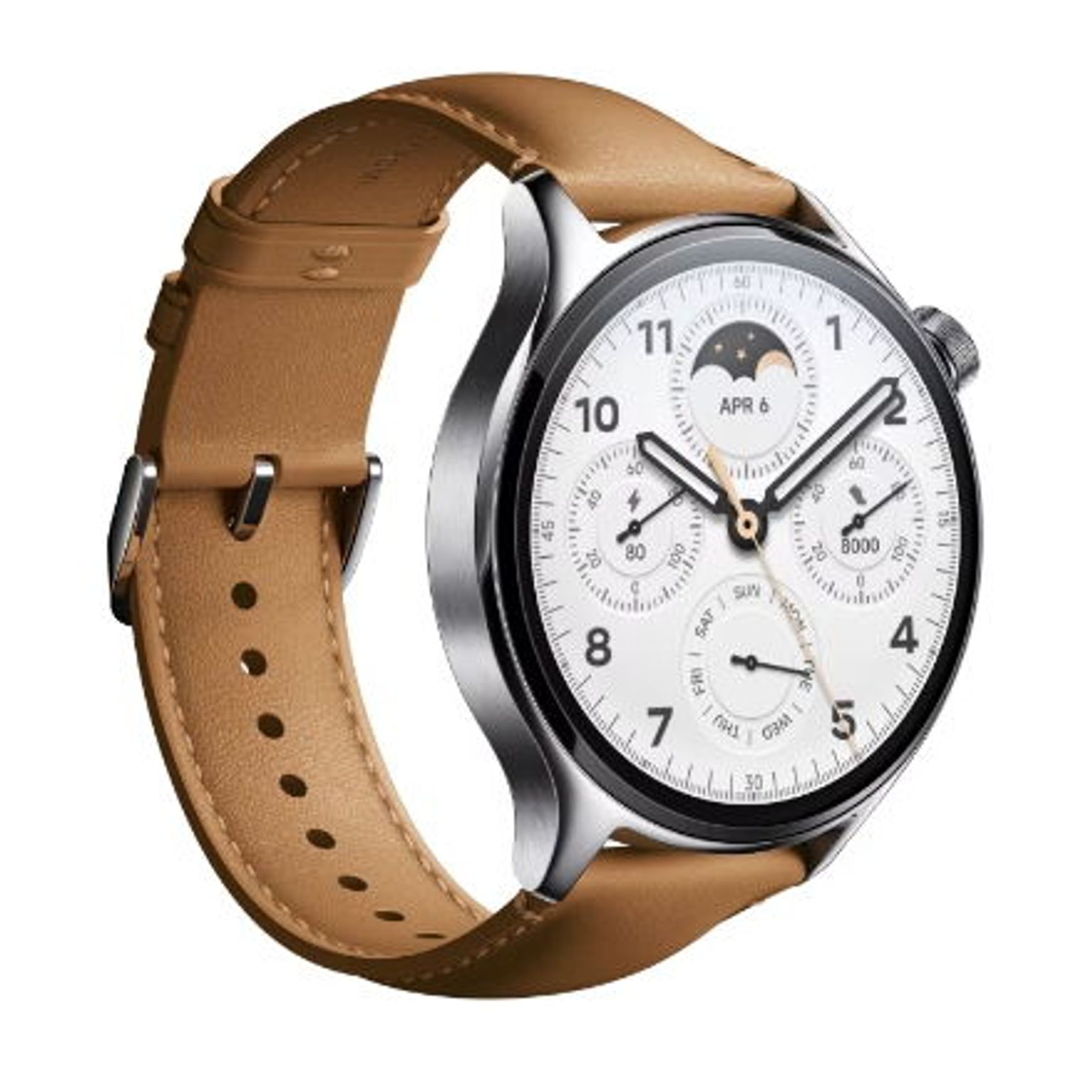 Smartwatch Xiaomi Watch S1 Pro, Ecran AMOLED 1.47", Waterproof 5 ATM, Bluetooth (Argintiu) fotografia produsului View 2 L