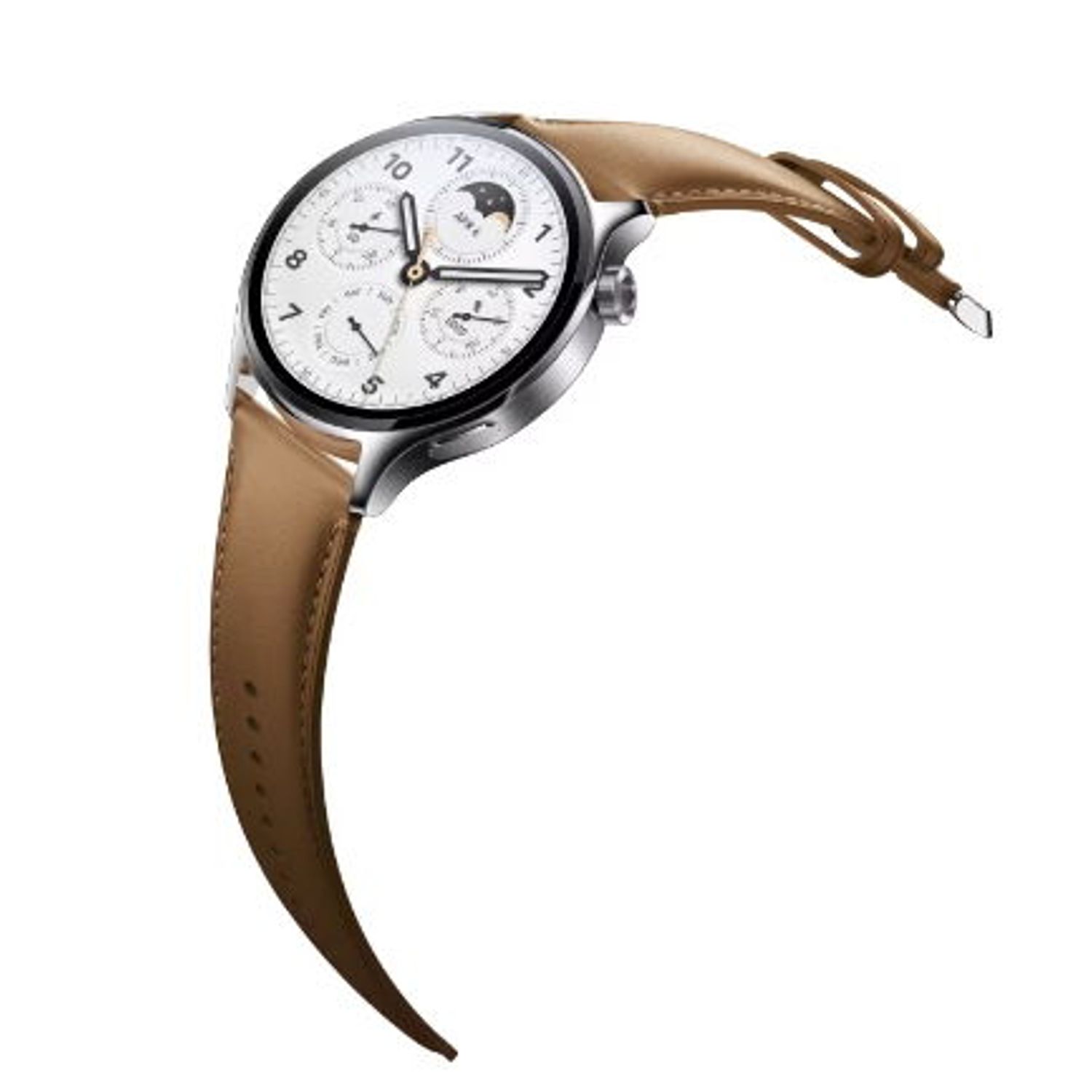 Smartwatch Xiaomi Watch S1 Pro, Ecran AMOLED 1.47", Waterproof 5 ATM, Bluetooth (Argintiu) fotografia produsului View 5 L