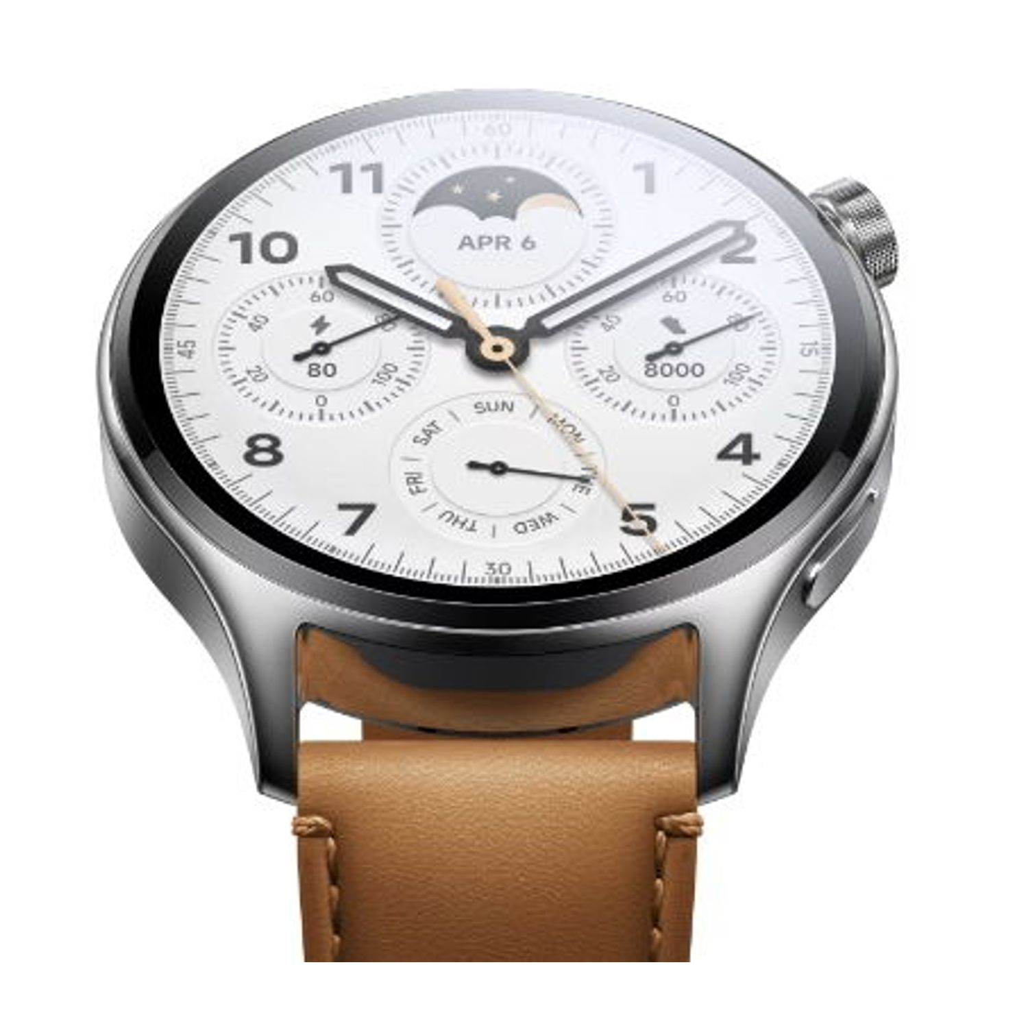 Smartwatch Xiaomi Watch S1 Pro, Ecran AMOLED 1.47", Waterproof 5 ATM, Bluetooth (Argintiu) fotografia produsului View 8 L
