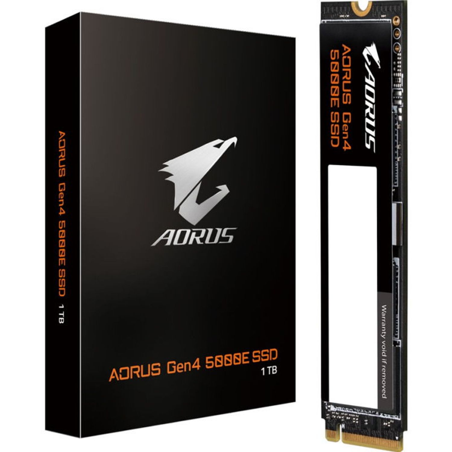 SSD GIGABYTE AORUS Gen4 5000E 1TB PCI Express 4.0 x4 M.2 2280 fotografia produsului View 3 L