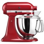 Robot de bucatarie KitchenAid Artisan, 4.8 L, 300 W (Rosu) fotografia produsului View 3 S