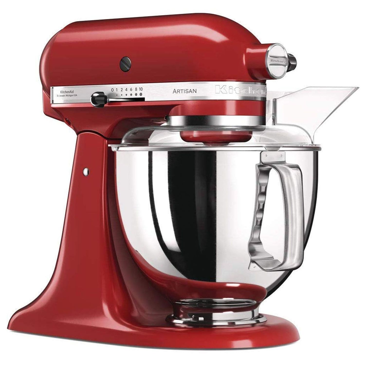 Robot de bucatarie KitchenAid Artisan, 4.8 L, 300 W (Rosu) fotografia produsului View 2 L