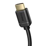 Cablu Baseus 2X Hdmi 2.0 4K 60Hz, 3D, Hdr, 18Gbps, 8m Negru fotografia produsului View 5 S