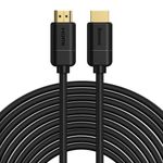 Cablu Baseus 2X Hdmi 2.0 4K 60Hz, 3D, Hdr, 18Gbps, 8m Negru fotografia produsului View 2 S