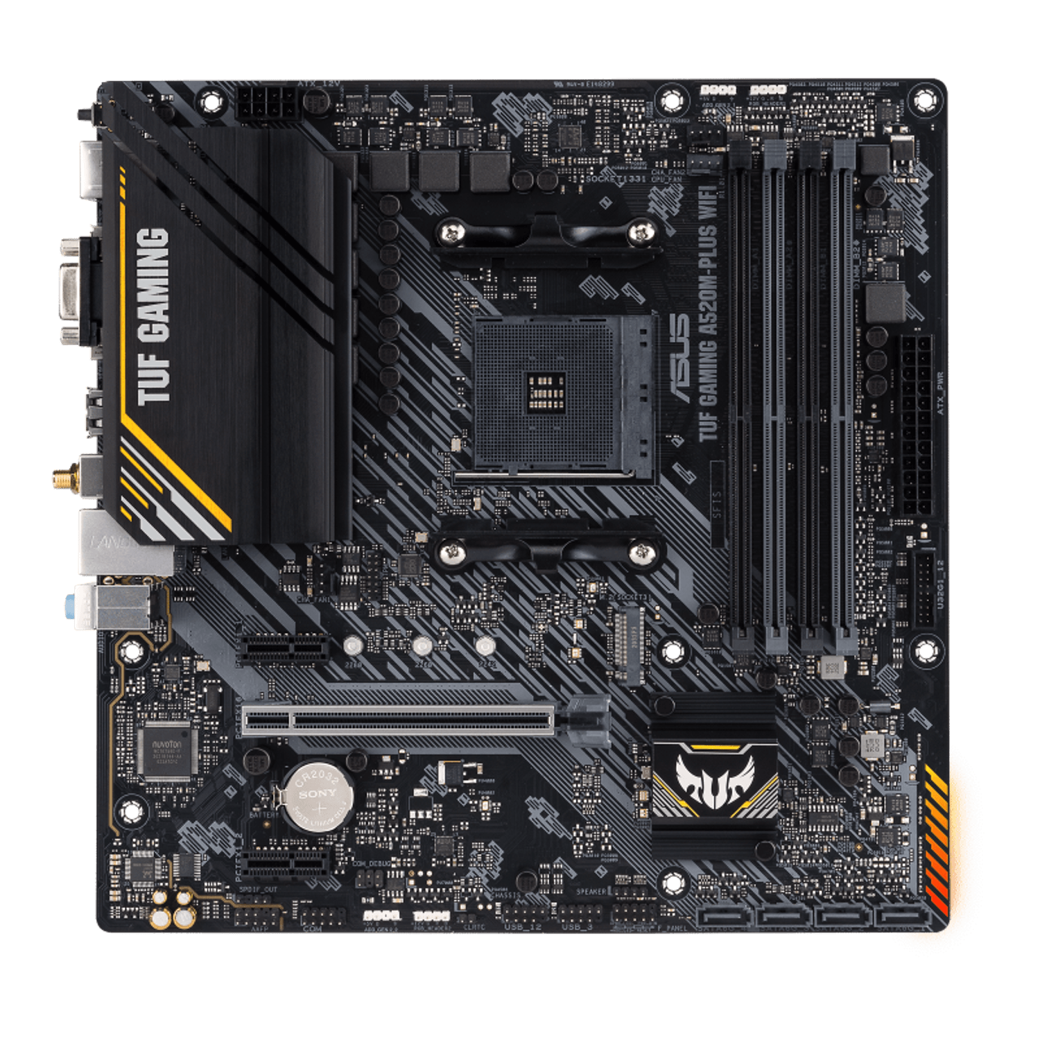 Placa de baza ASUS TUF GAMING A520M-PLUS WIFI, AM4 fotografia produsului