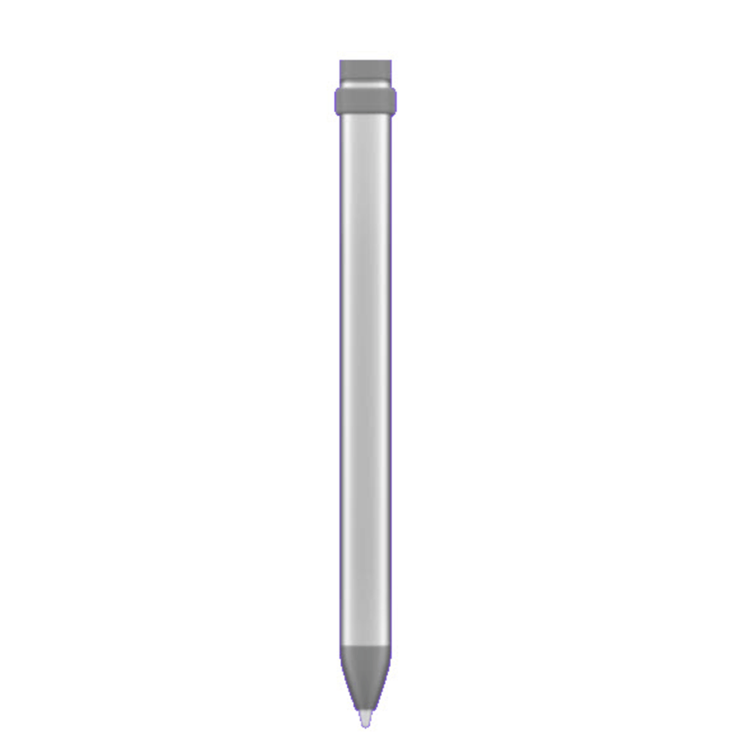 Creion digital Logitech Crayon (Gri/Argintiu) fotografia produsului View 3 L