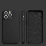 Carcasa Silicone Case compatibila cu Samsung Galaxy A14 4G / A14 5G, Negru fotografia produsului View 2 S