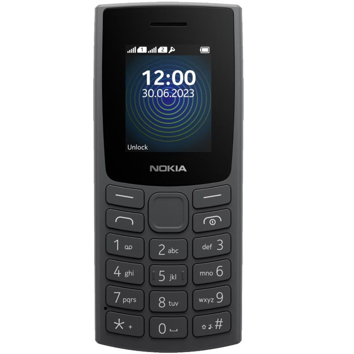 Telefon mobil Nokia 110 (2023), Dual SIM (Negru) fotografia produsului
