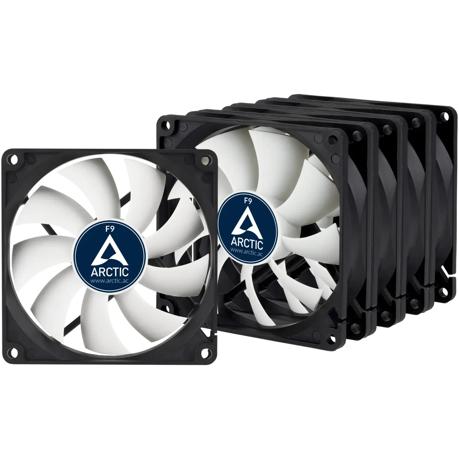 Ventilator ARCTIC F9 Value Pack Black, 92mm fotografia produsului