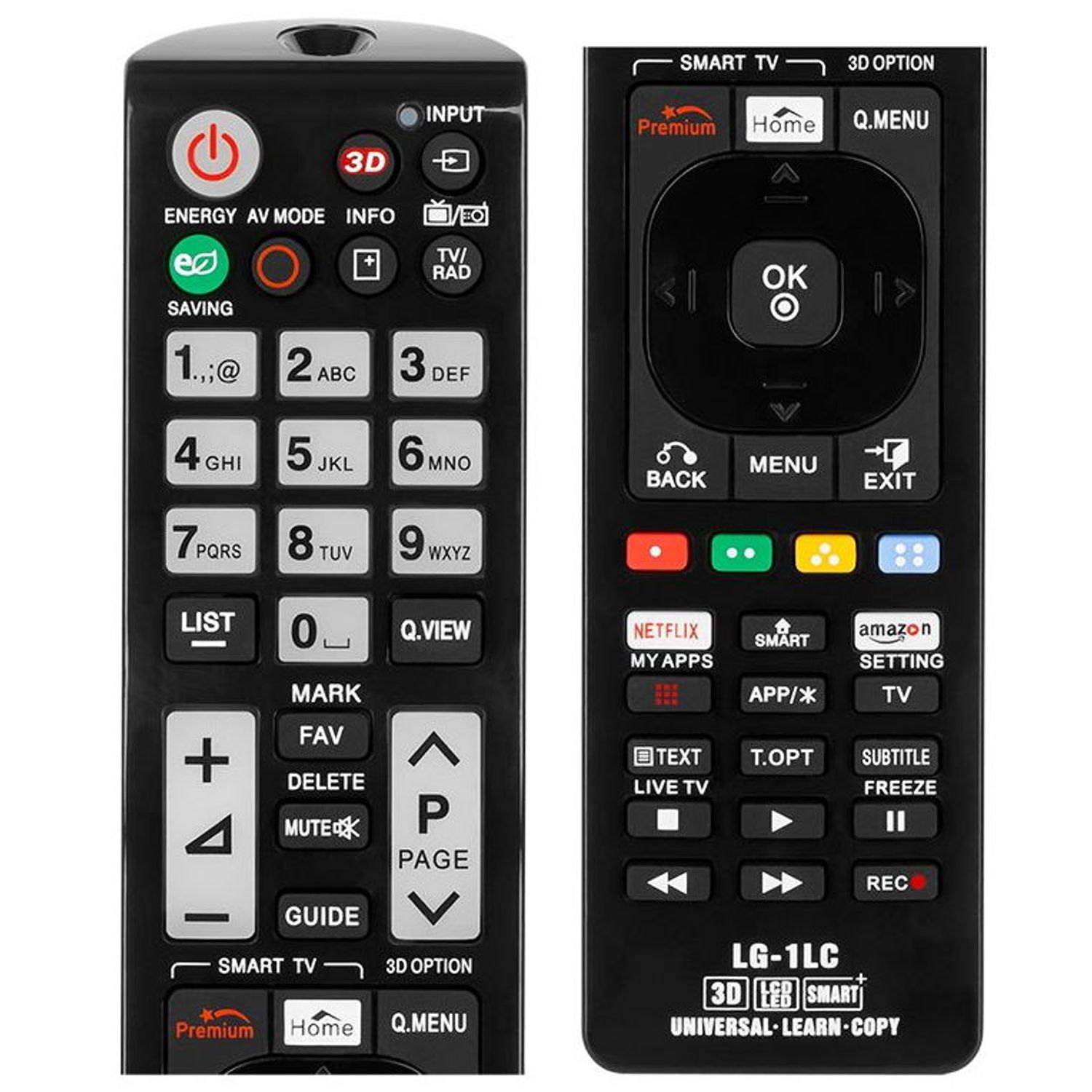 Telecomanda televizor universala LG PIL1041 (negru) fotografia produsului View 2 L