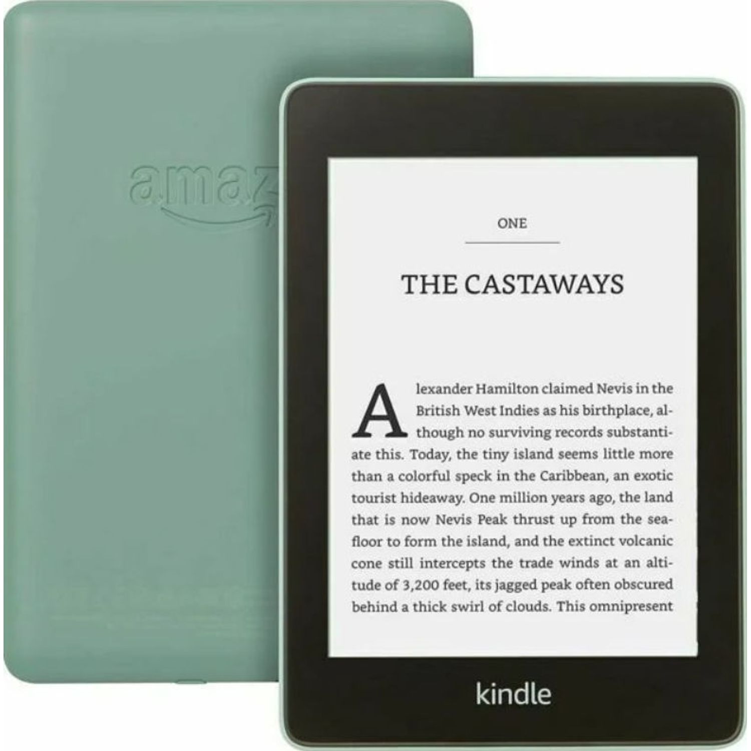 E-Book Reader Amazon Kindle PaperWhite (2021), Ecran 6.8", Waterproof, 16GB, Wi-Fi (Verde) fotografia produsului