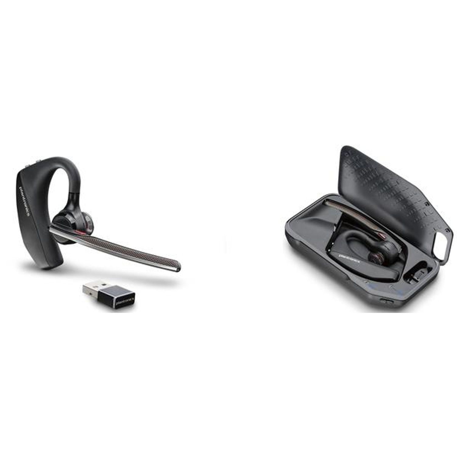 Casca Bluetooth Poly Voyager 5200UC, NFC, Multi-Point (Negru) fotografia produsului View 5 L