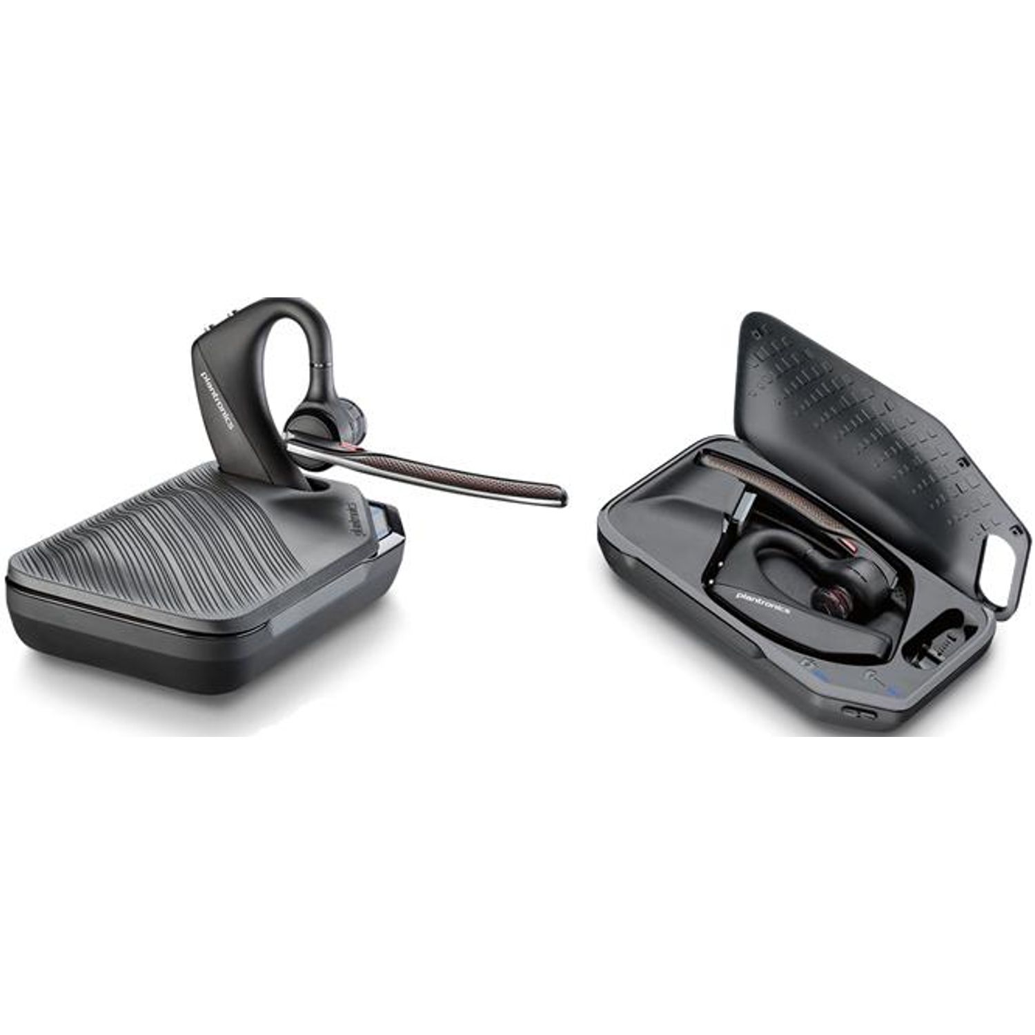 Casca Bluetooth Poly Voyager 5200UC, NFC, Multi-Point (Negru) fotografia produsului View 3 L