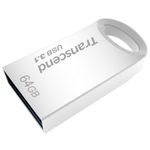 Stick USB Transcend JetFlash 710, 64GB, USB 3.1 (Argintiu) fotografia produsului View 3 S