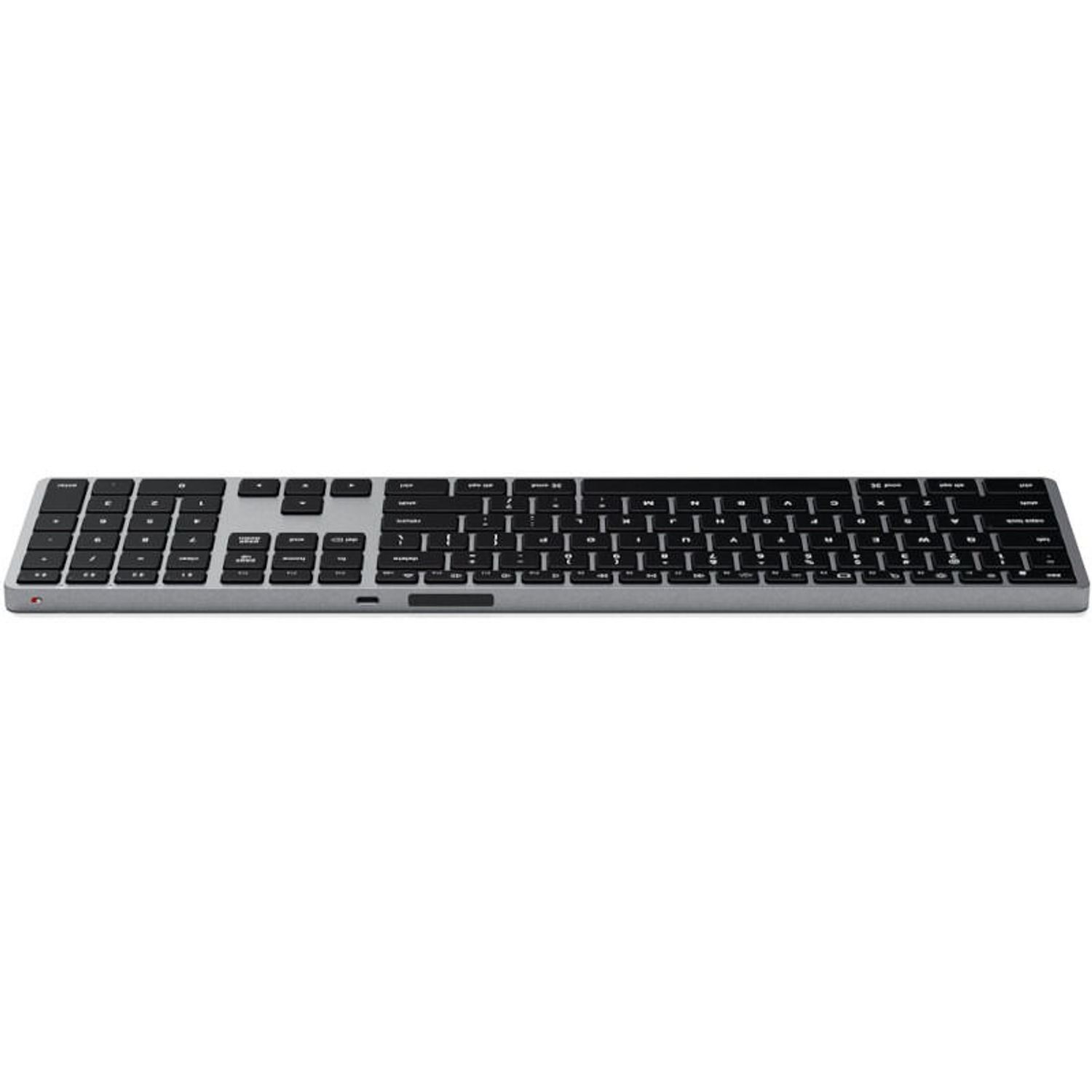 Tastatura Wireless Satechi Slim X3, Bluetooth/USB-C, layout US (Gri) fotografia produsului View 4 L