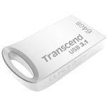Stick USB Transcend JetFlash 710, 64GB, USB 3.1 (Argintiu) fotografia produsului View 2 S