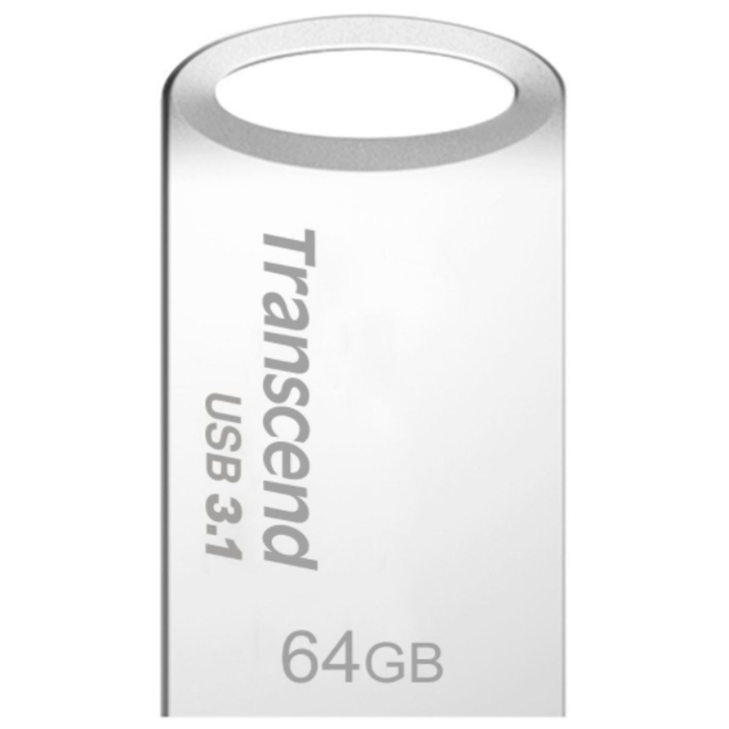 Stick USB Transcend JetFlash 710, 64GB, USB 3.1 (Argintiu) fotografia produsului