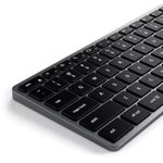 Tastatura Wireless Satechi Slim X3, Bluetooth/USB-C, layout US (Gri) fotografia produsului View 5 S