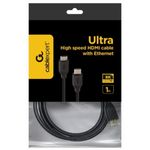 Cablu Gembird CC-HDMI8K-1M, HDMI -HDMI, 8K, 1m (Negru) fotografia produsului View 3 S