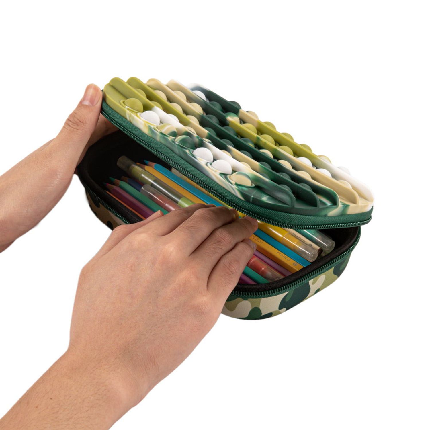 Penar cu fermoar ZIPIT ZIP & POP Storage Box (Verde) fotografia produsului View 5 L