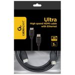 Cablu Gembird CC-HDMI8K-3M, HDMI-HDMI, 8K, 3m (Negru) fotografia produsului View 3 S