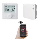 Termostat Smart wireless Mentor TSW005 WiFi LCD Premium fotografia produsului