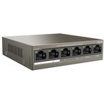 Switch Tenda TEF1106P-4-63W, 6 Porturi, PoE fotografia produsului View 2 S