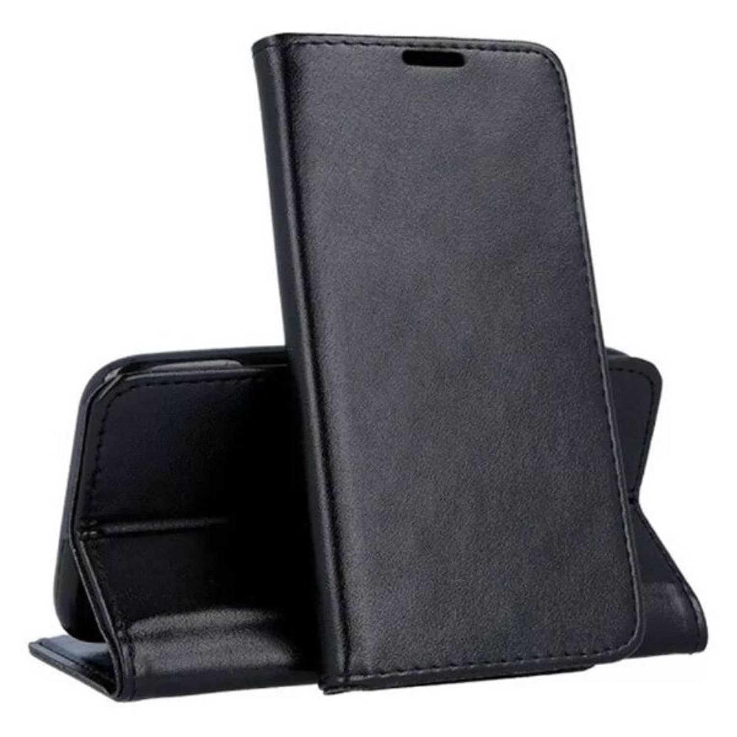 Husa Xiaomi Redmi Note 10, Nemo, Piele ecologica (Negru) fotografia produsului