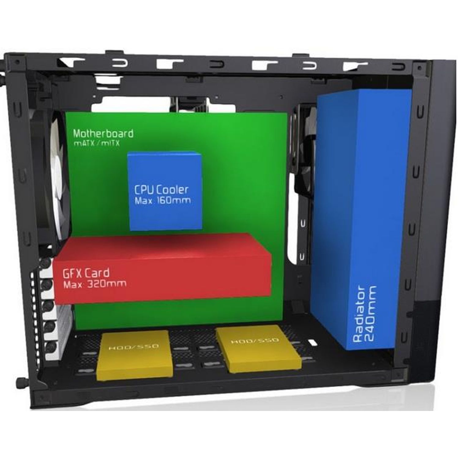 Carcasa Fractal Design Node 804 (Neagra) fotografia produsului View 6 L