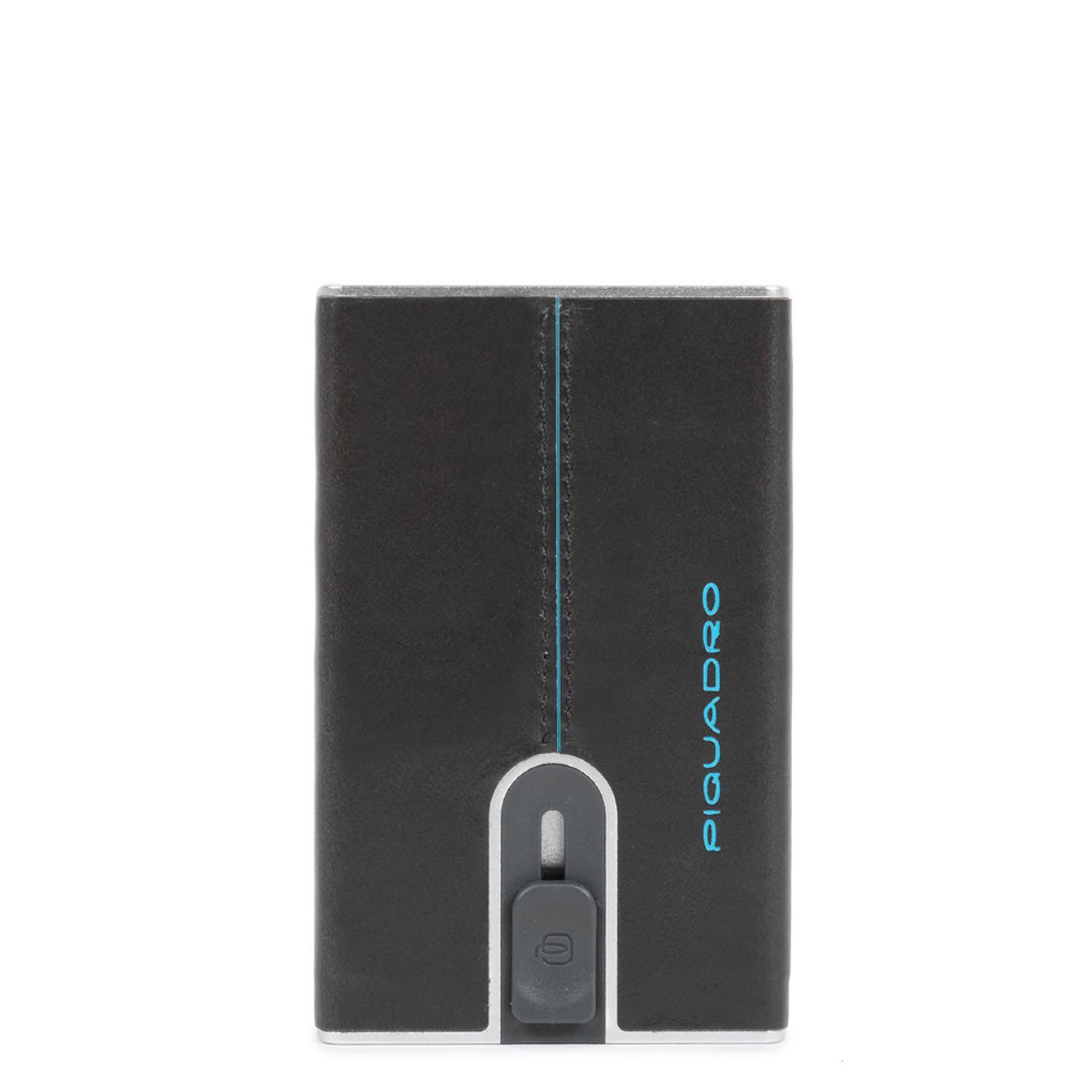 Piquadro Cardholder Square Blue Male Black fotografia produsului