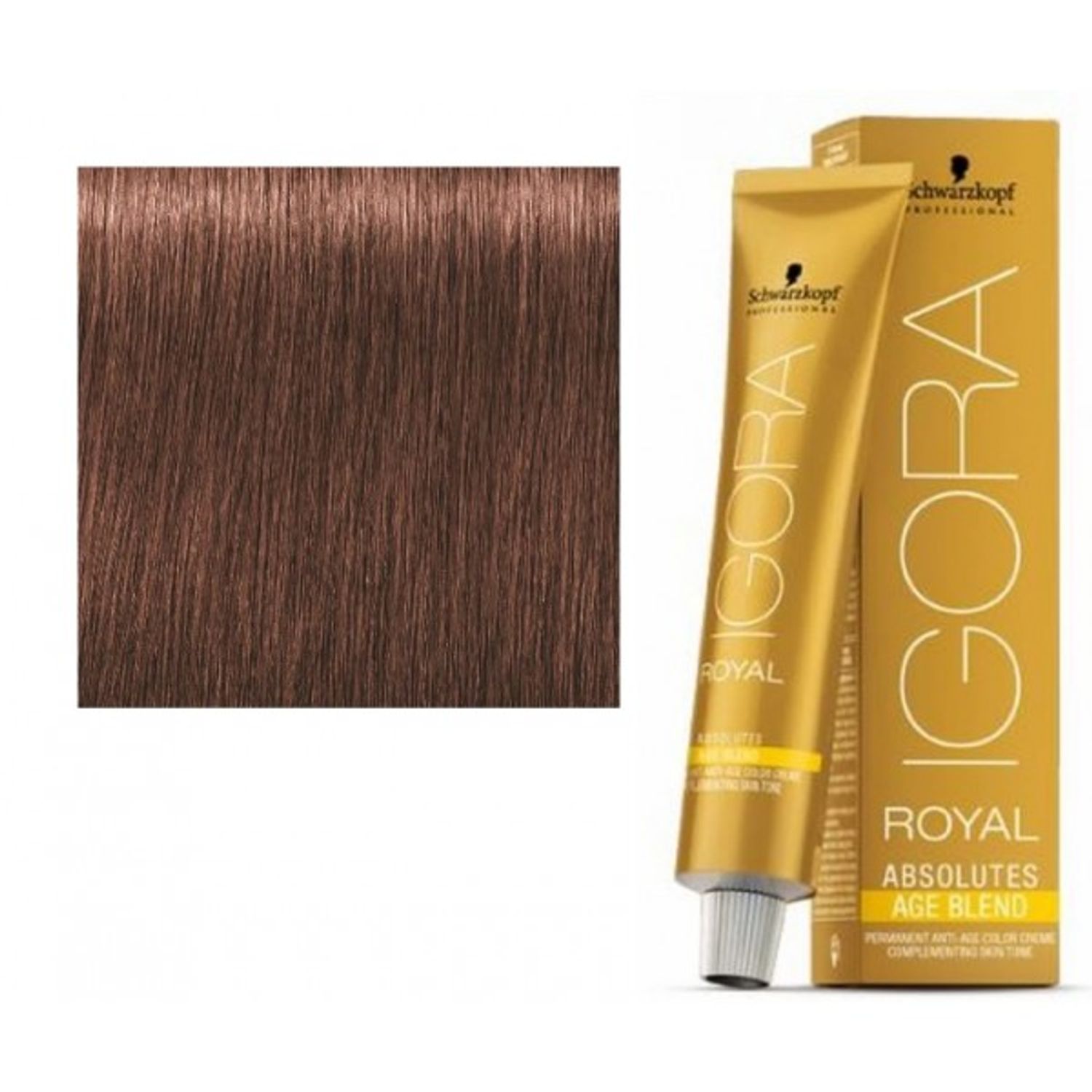 Igora Royal Absolute , Age Blend , 6-580 Chestnut Gold Red , 60 ml fotografia produsului
