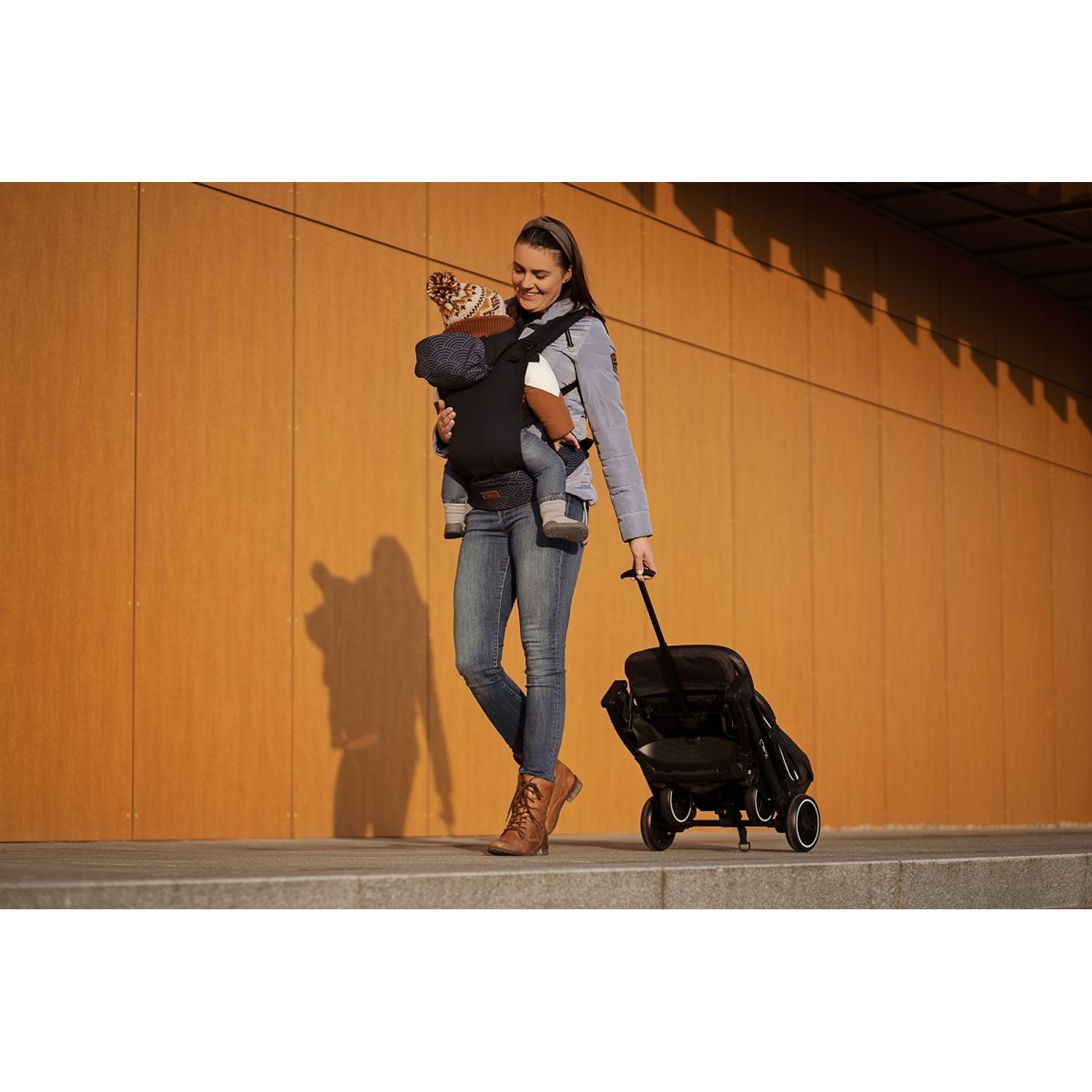 Carucior sport Estelle, Momi, Black fotografia produsului View 5 L