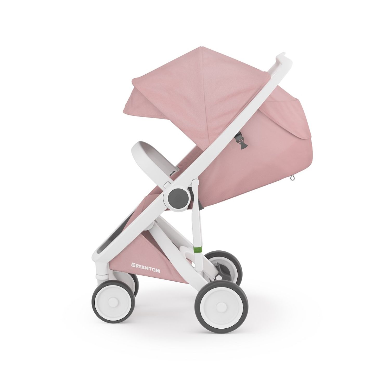 Carucior, Greentom, Classic Upp, 100% Ecologic, White Blossom fotografia produsului View 3 L
