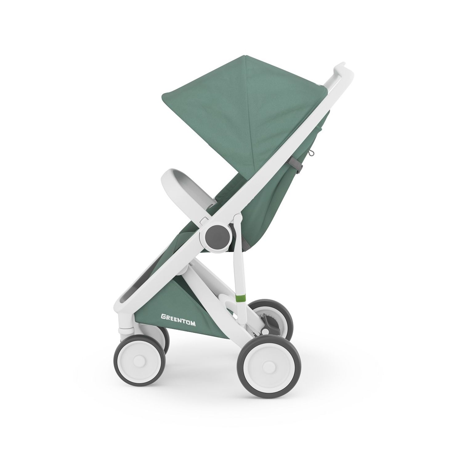 Carucior, Greentom, Classic Upp, 100% Ecologic, White Sage fotografia produsului View 3 L