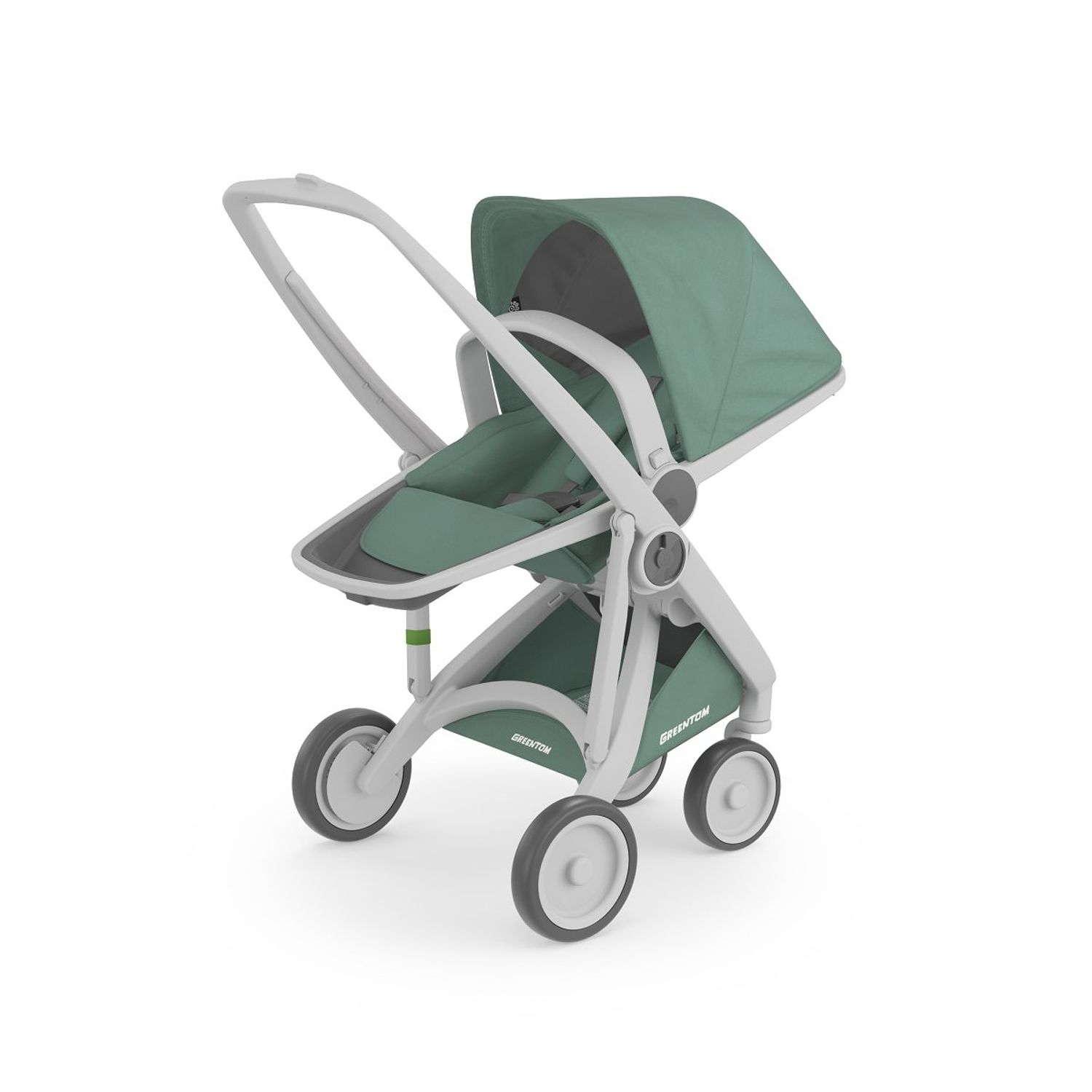 Carucior, Greentom, Reversible, 100% Ecologic, Grey Sage fotografia produsului